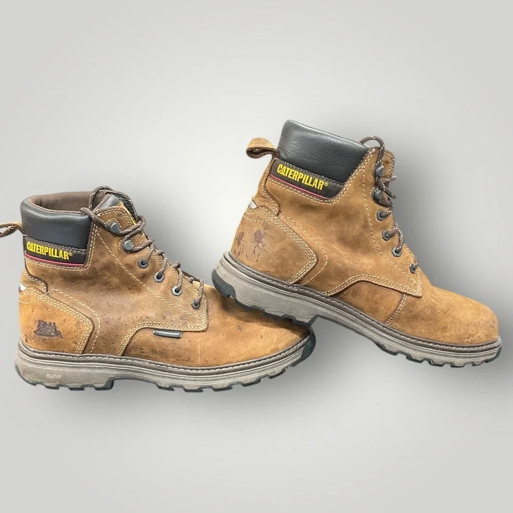 Caterpillar Men's Precision Composite Toe‎ Waterproof Work Boots Size 12